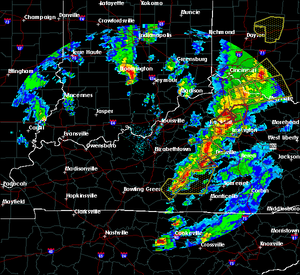 Interactive Hail Maps Hail Map for Hustonville, KY
