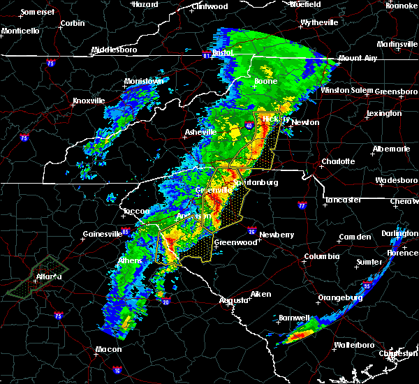 Interactive Hail Maps Hail Map for Ware Shoals, SC