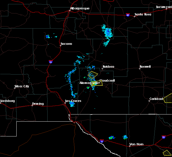 Interactive Hail Maps Hail Map for Cloudcroft, NM