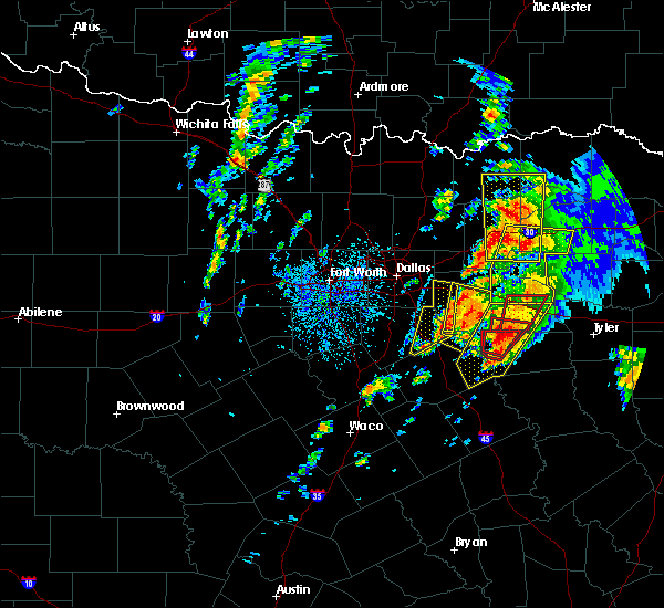 Interactive Hail Maps Hail Map for Forney, TX