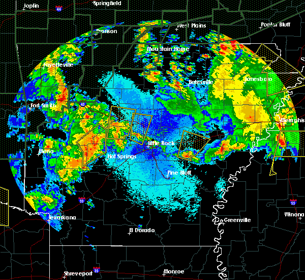 Interactive Hail Maps Hail Map for Hot Springs Village, AR