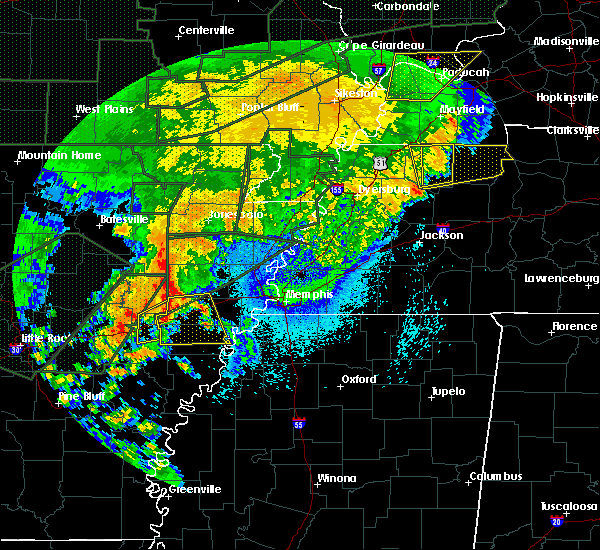 Interactive Hail Maps Hail Map for Palestine, AR