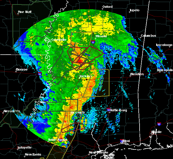 Interactive Hail Maps Hail Map for North Carrollton, MS