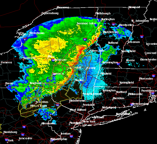 Interactive Hail Maps Hail Map for Hunter, NY
