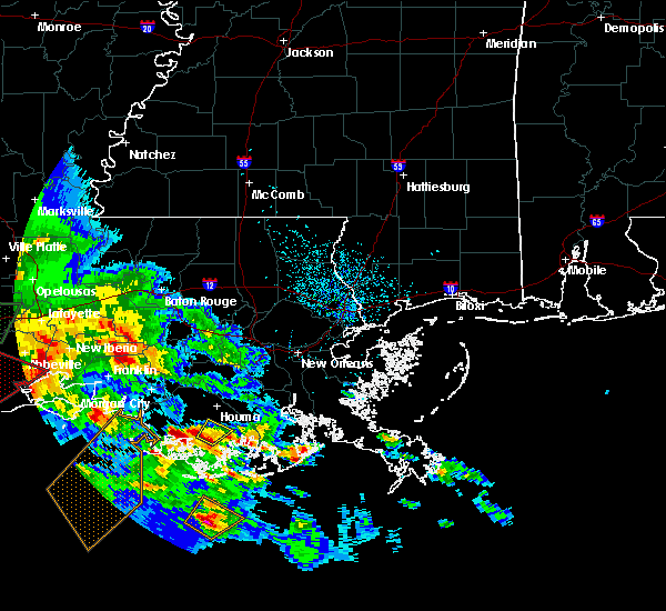 Interactive Hail Maps Hail Map for Chauvin, LA