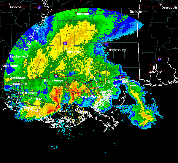 Interactive Hail Maps Hail Map for Golden Meadow, LA