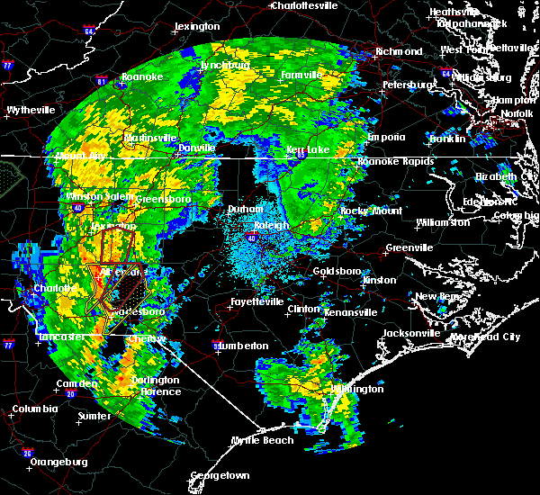 Interactive Hail Maps Hail Map for Denton, NC