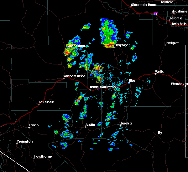Interactive Hail Maps Hail Map for Owyhee, NV