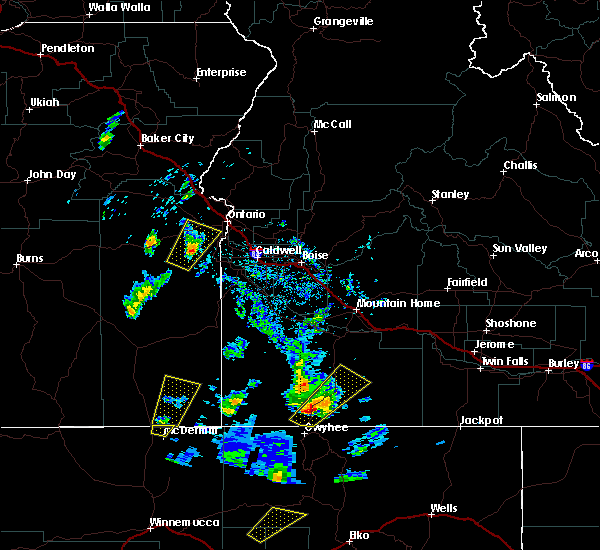 Interactive Hail Maps Hail Map for Owyhee, NV