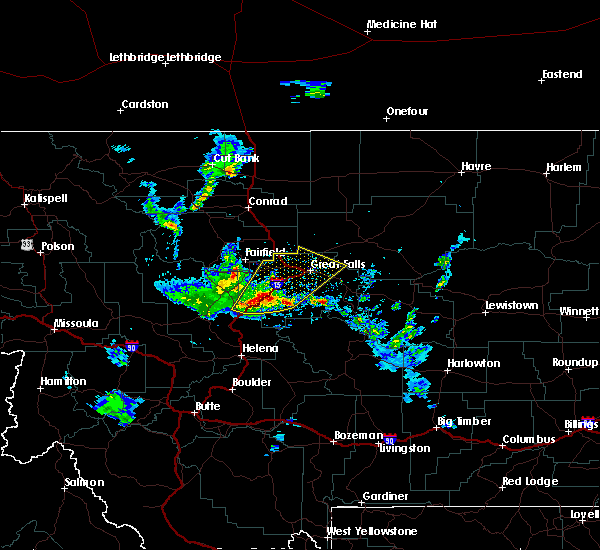 Interactive Hail Maps Hail Map for Fort Shaw, MT