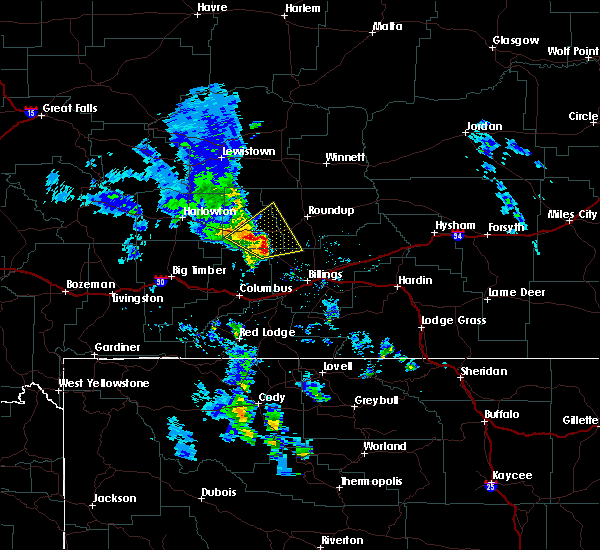 Interactive Hail Maps Hail Map for Lavina, MT