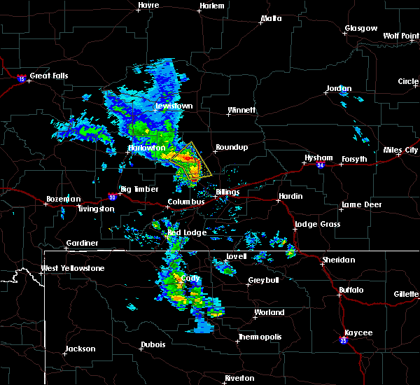 Interactive Hail Maps Hail Map for Lavina, MT