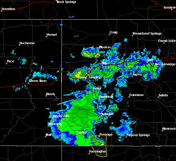 Interactive Hail Maps Hail Map for Durango, CO