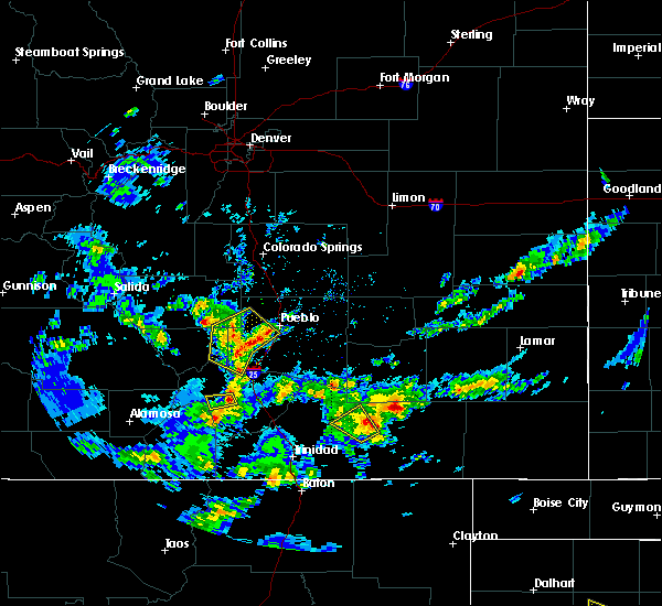 Interactive Hail Maps Hail Map for Rye, CO