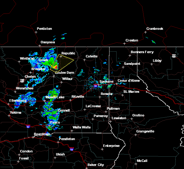 Interactive Hail Maps Hail Map for Republic, WA