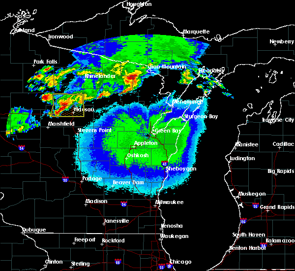 Interactive Hail Maps Hail Map for Wausau, WI