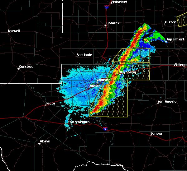 Interactive Hail Maps Hail Map for Stanton, TX