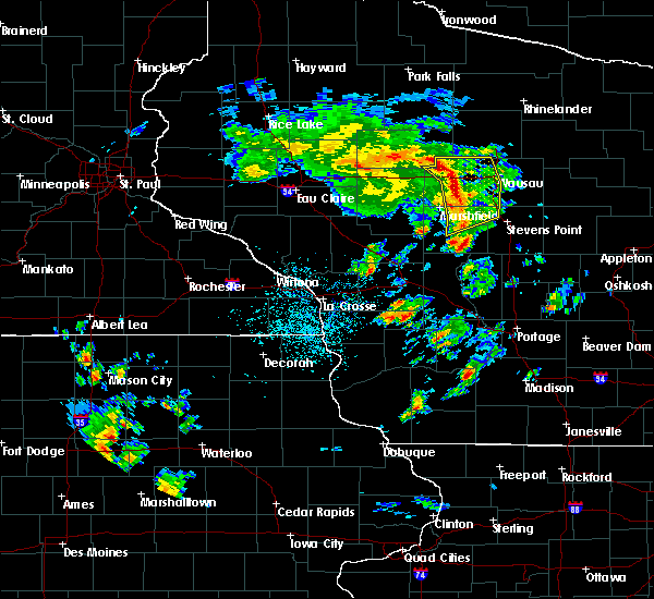 Interactive Hail Maps Hail Map for Wausau, WI