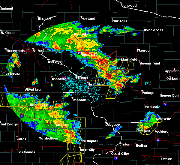 Interactive Hail Maps Hail Map for Alma Center, WI