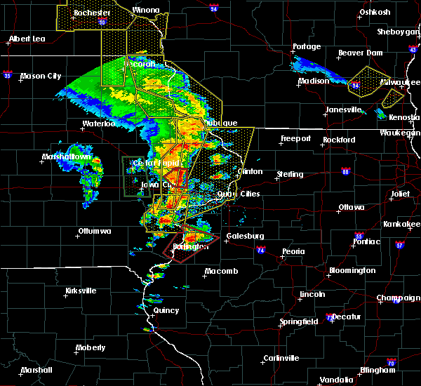 Interactive Hail Maps Hail Map for Muscatine, IA