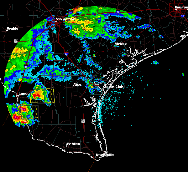 Interactive Hail Maps Hail Map for Mirando City, TX