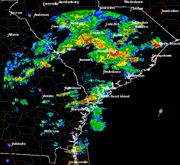 Interactive Hail Maps Hail Map for Bluffton, SC