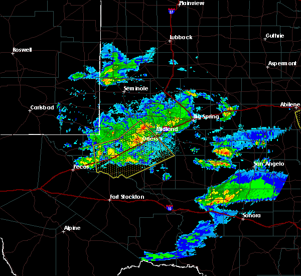 Interactive Hail Maps Hail Map for Midland, TX