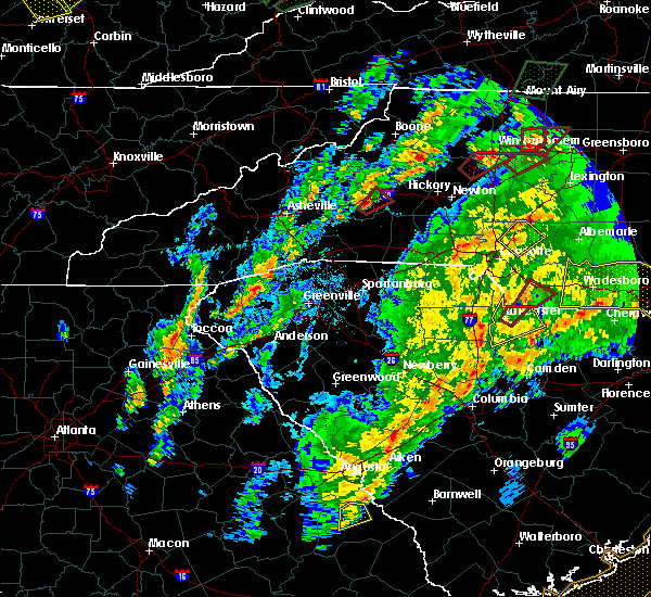 Interactive Hail Maps Hail Map for Concord, NC