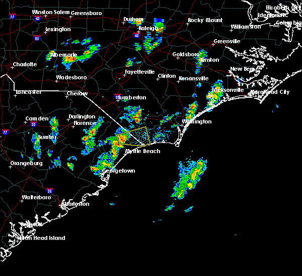 Atlantic Beach Nc Weather Map Interactive Hail Maps Hail Map for Calabash, NC