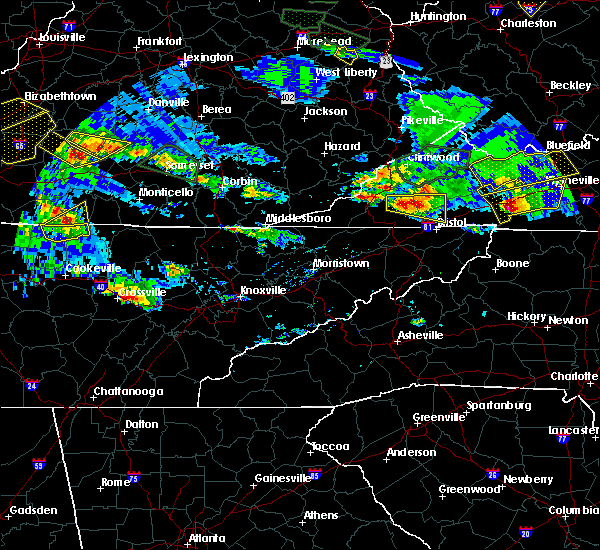 Interactive Hail Maps Hail Map for Bristol, VA