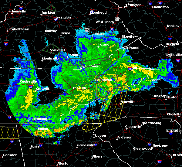 Interactive Hail Maps Hail Map for Parrottsville, TN