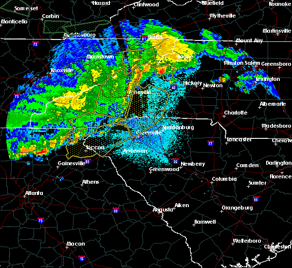 Interactive Hail Maps Hail Map for Greenville, SC