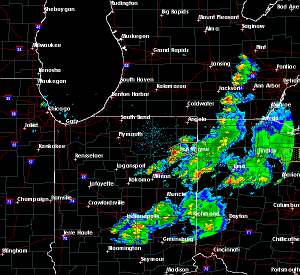 Weather Map Fort Wayne Indiana Interactive Hail Maps Hail Map for Fort Wayne, IN