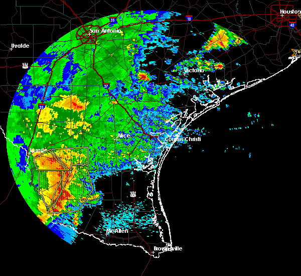 Interactive Hail Maps Hail Map for Mirando City, TX