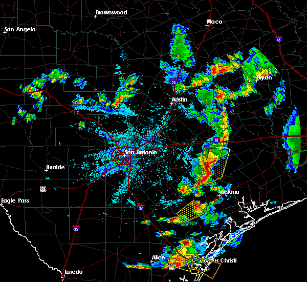 Interactive Hail Maps Hail Map for Yoakum, TX