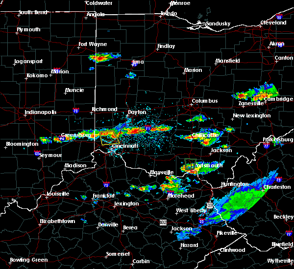 Interactive Hail Maps Hail Map for Olde West Chester, OH