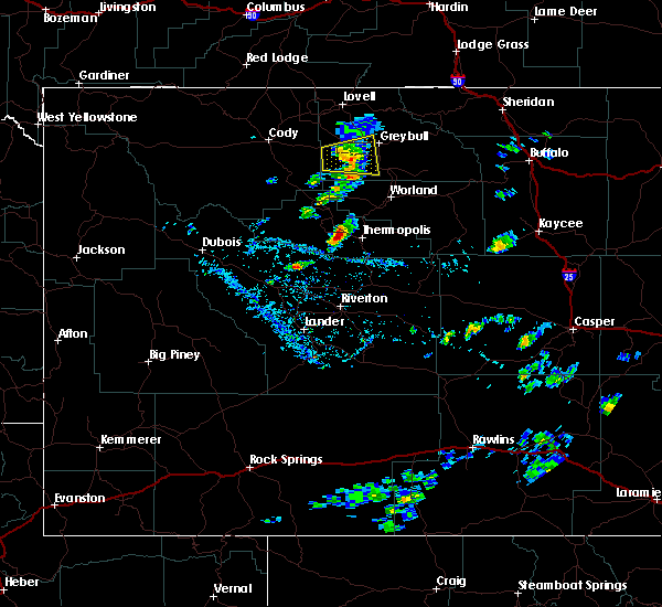 Interactive Hail Maps Hail Map for Burlington, WY