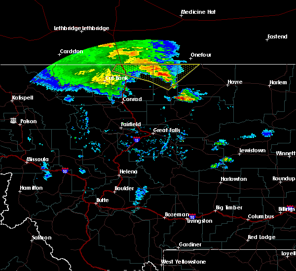 Interactive Hail Maps Hail Map for Sunburst, MT