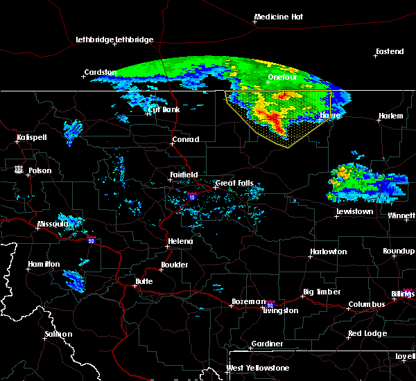 Interactive Hail Maps Hail Map for Big Sandy, MT