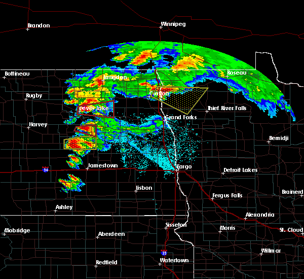 Interactive Hail Maps Hail Map for Devils Lake, ND