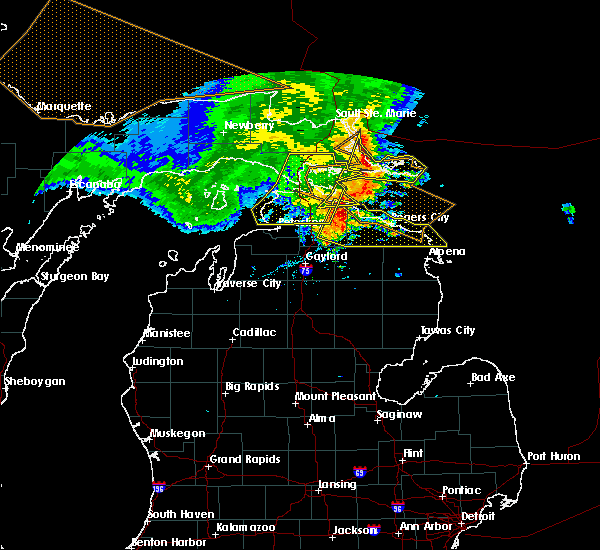 Interactive Hail Maps Hail Map for De Tour Village, MI