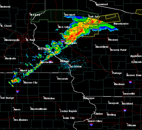 Interactive Hail Maps Hail Map for Jump River, WI