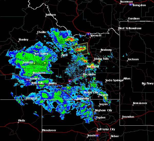 Interactive Hail Maps Hail Map for Mud Lake, ID