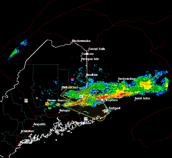Interactive Hail Maps Hail Map for Calais, ME