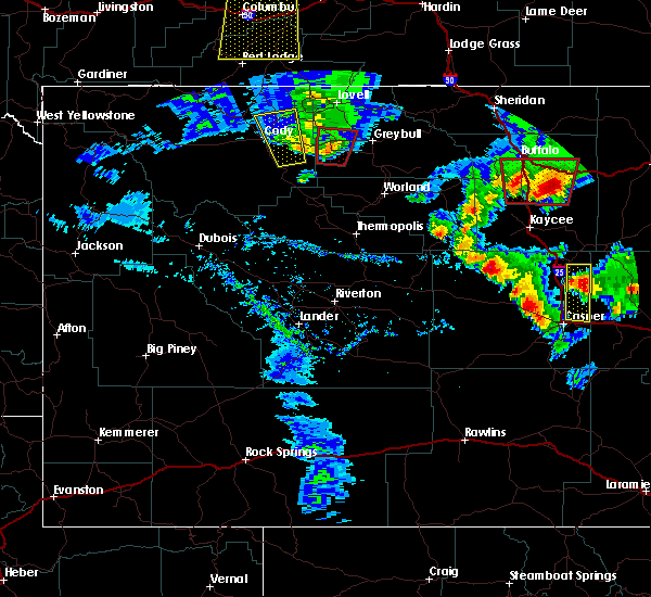 Interactive Hail Maps Hail Map for Buffalo, WY