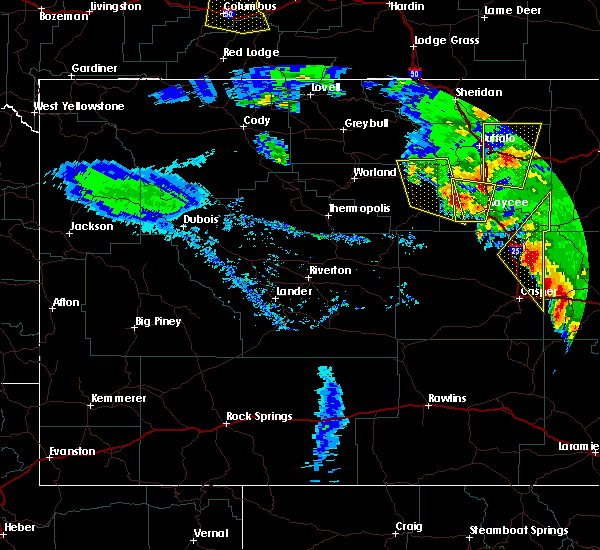 Interactive Hail Maps Hail Map for Ten Sleep, WY