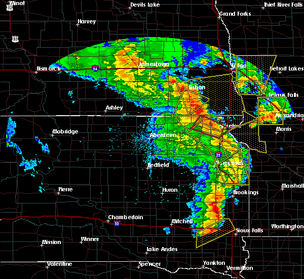 Interactive Hail Maps Hail Map for Grenville, SD