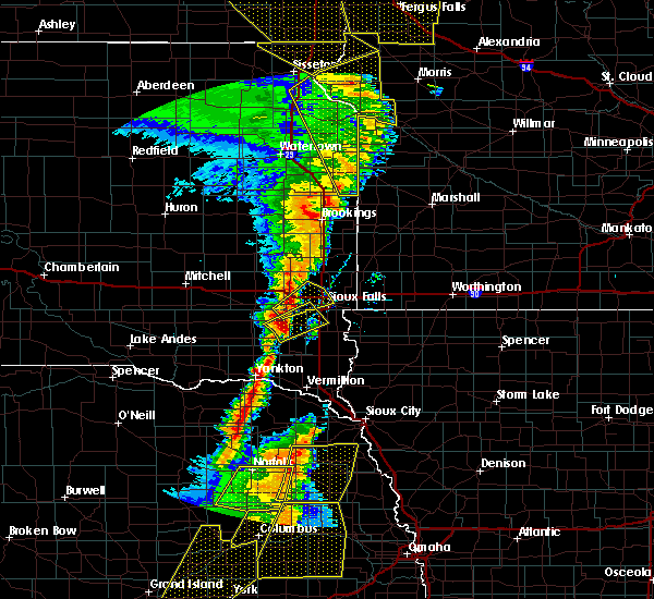 Interactive Hail Maps Hail Map for Sioux Falls, SD