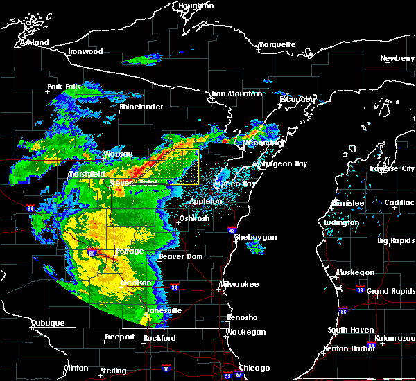 Interactive Hail Maps Hail Map for Tigerton, WI