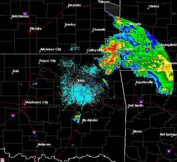 Interactive Hail Maps Hail Map for Afton, OK